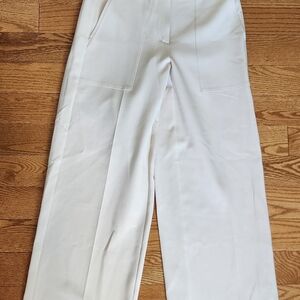 CAMBIO - Elegant White Wide-Leg Pants
